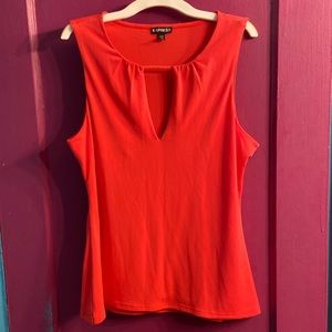 🌈 4 for $10 sale-Bundle of 2 Express stretchy tops w/ keyhole in front, M